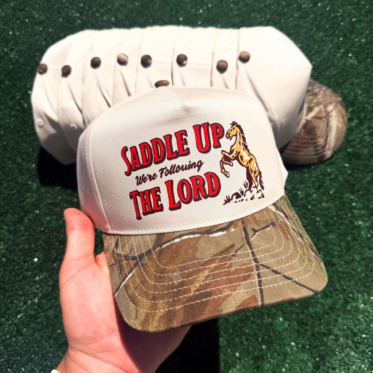 Saddle Up We're Following The Lord Hat