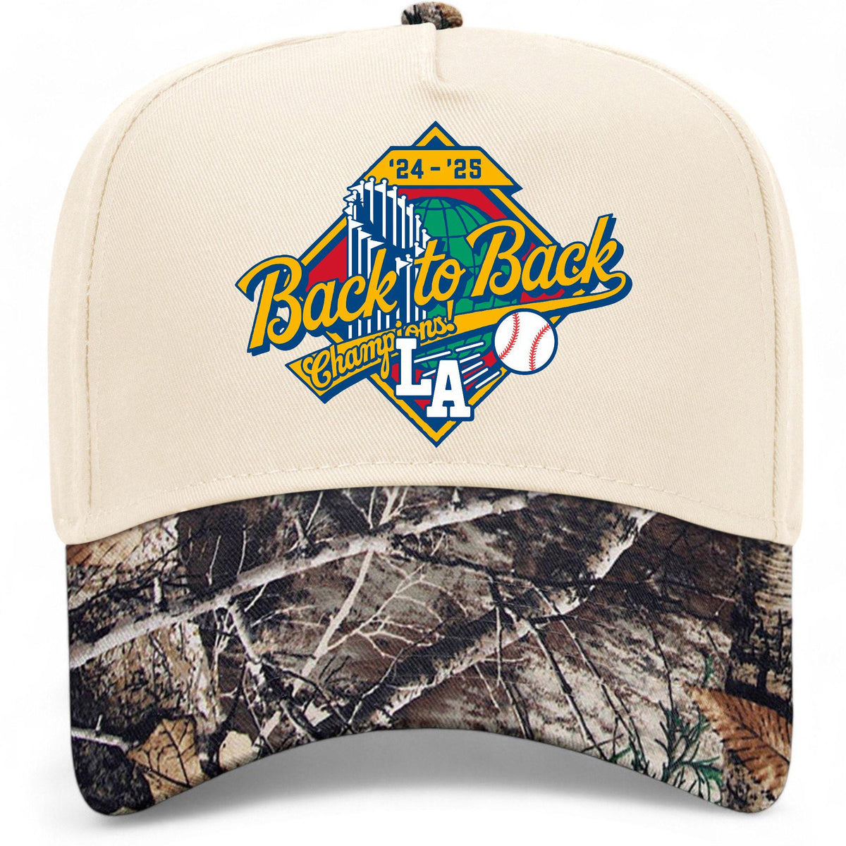 Los Angeles Baseball 2025 Champions Back to Back Hat