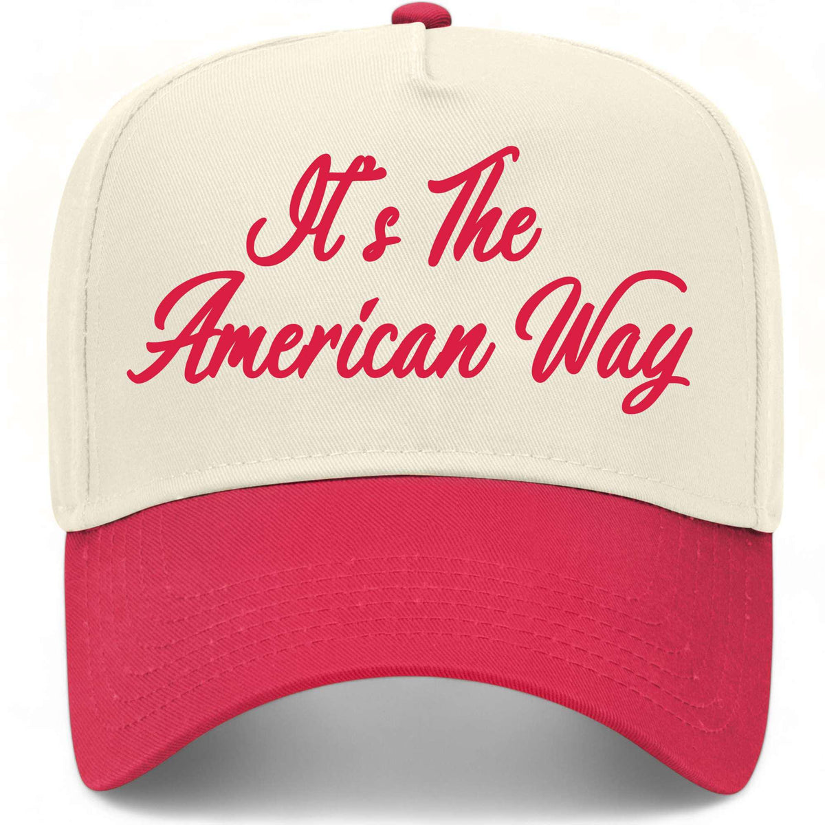 It's The American Way Cursive Hat
