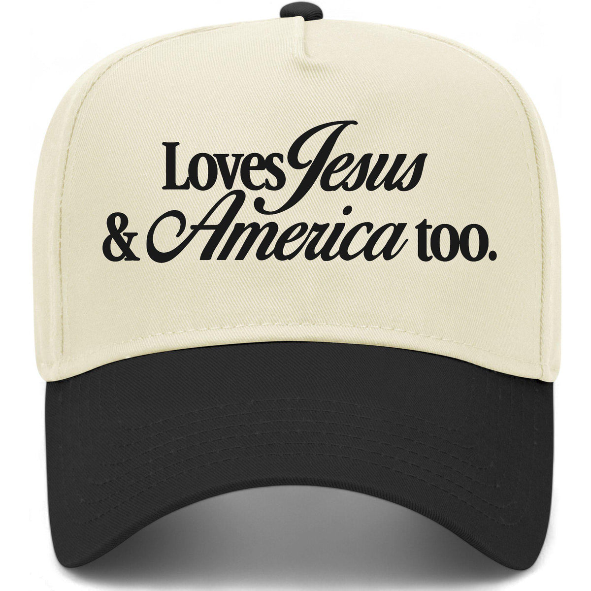 Loves Jesus & America Too Hat