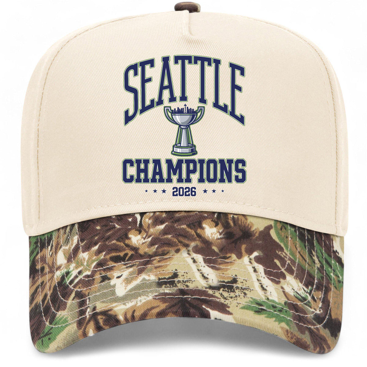 Seattle Football 2026 Champions Skyline Hat