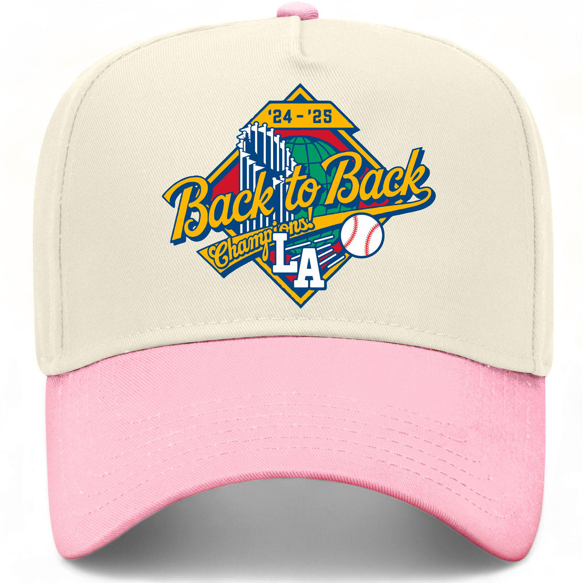 Los Angeles Baseball 2025 Champions Back to Back Hat