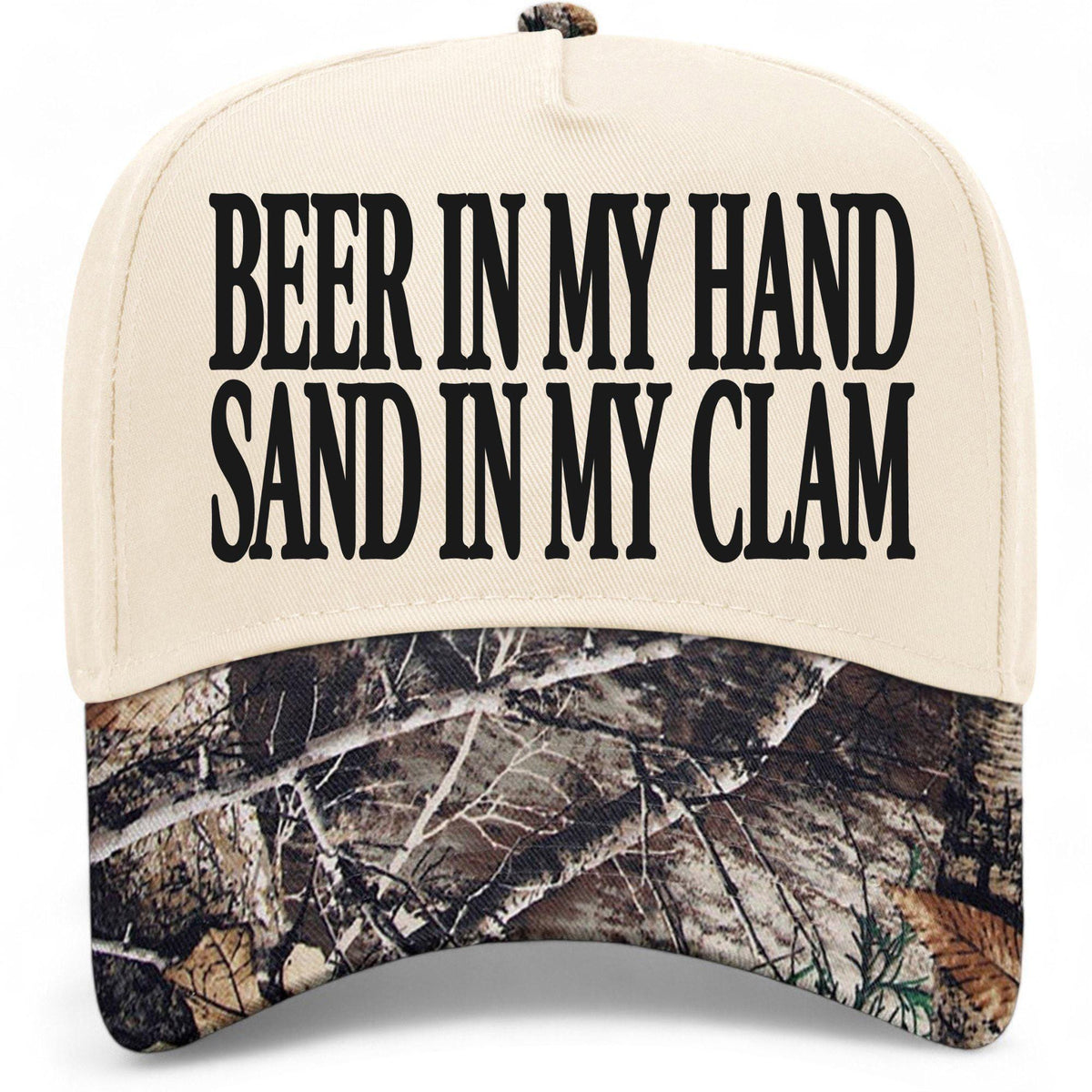 Beer In My Hand Sand In My Clam Hat