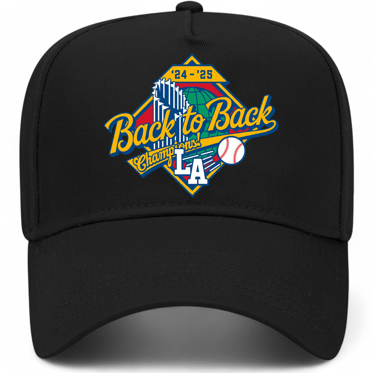 Los Angeles Baseball 2025 Champions Back to Back Hat