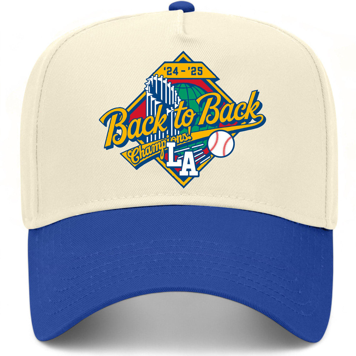 Los Angeles Baseball 2025 Champions Back to Back Hat