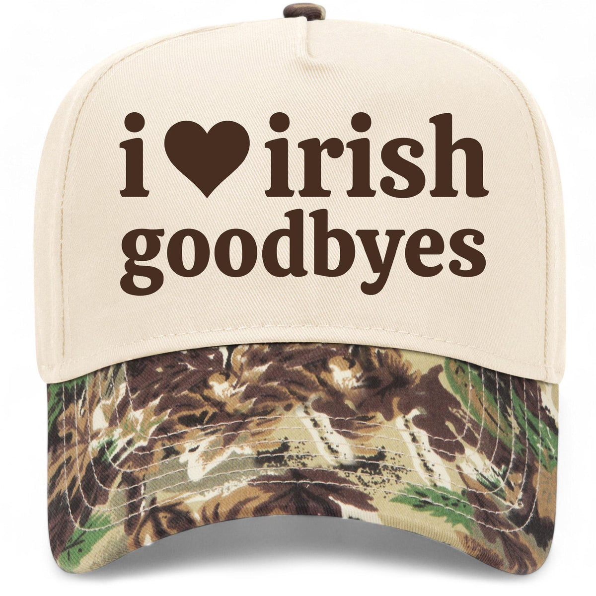 I Love Irish Goodbyes Hat