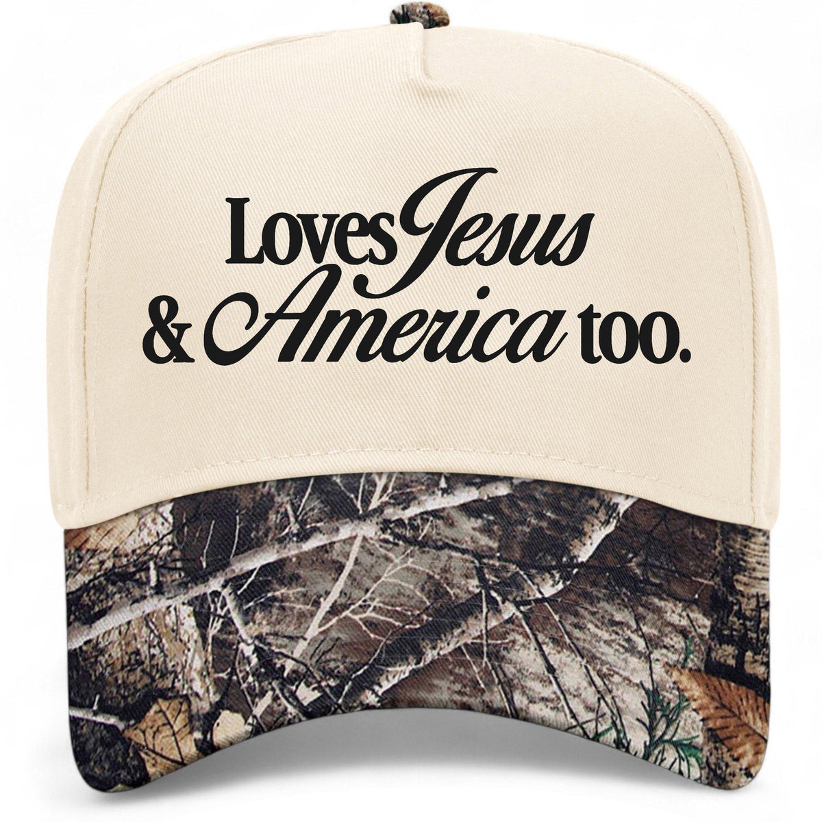 Loves Jesus & America Too Hat