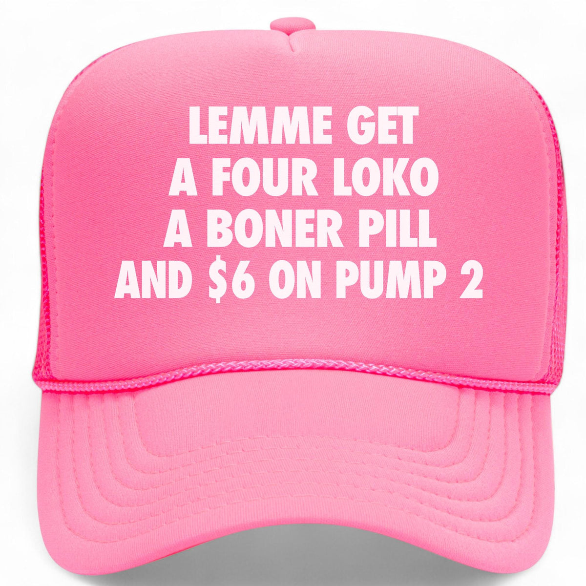 Lemme Get 6 On Pump 2 Mesh Back Hat