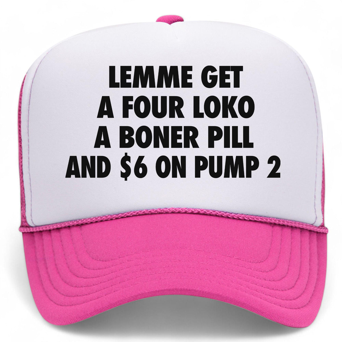 Lemme Get 6 On Pump 2 Mesh Back Hat