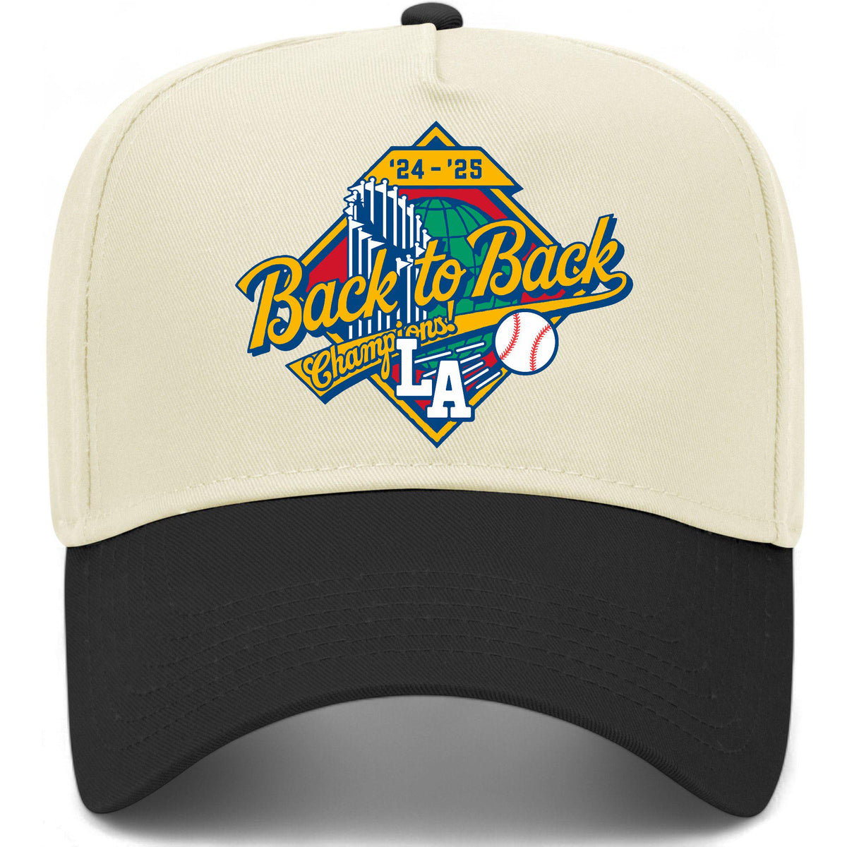 Los Angeles Baseball 2025 Champions Back to Back Hat