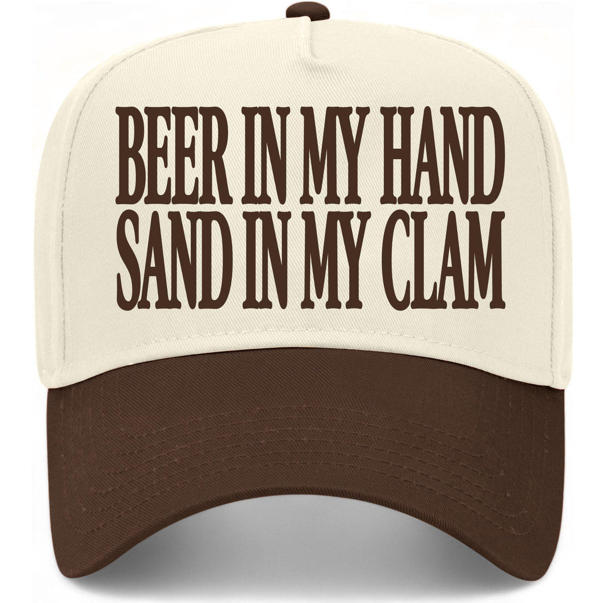 Beer In My Hand Sand In My Clam Hat