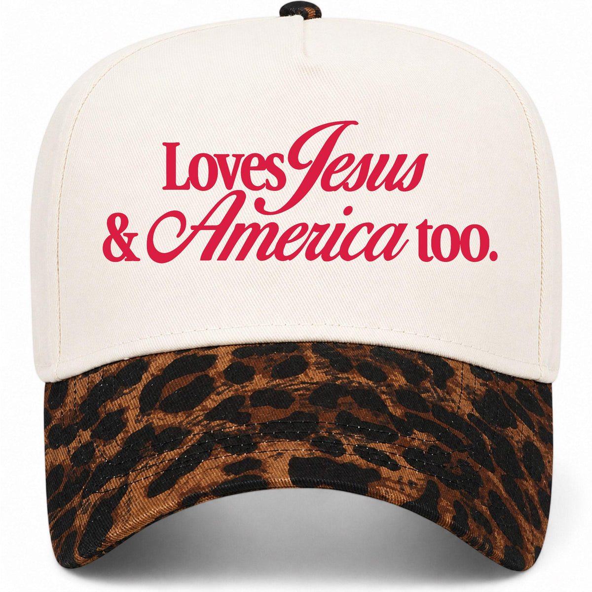 Loves Jesus & America Too Hat