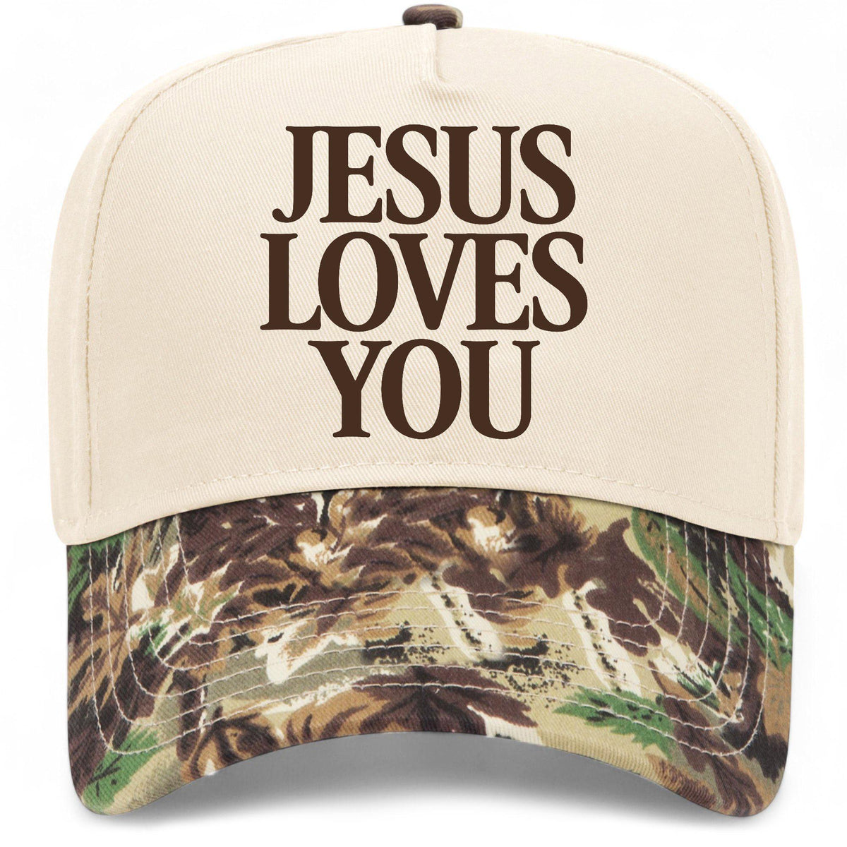 Jesus Loves You Stacked Hat