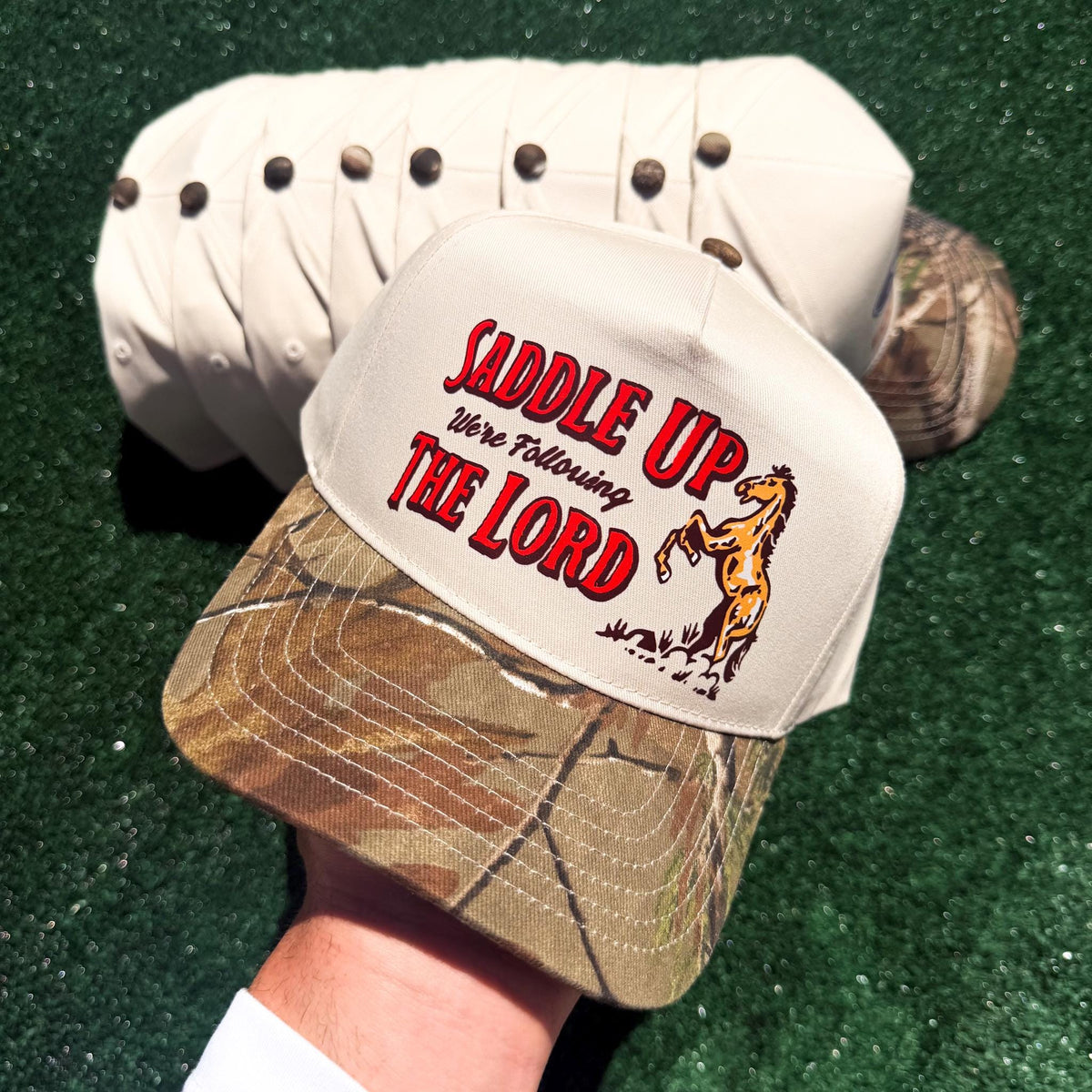 Saddle Up We're Following The Lord Hat