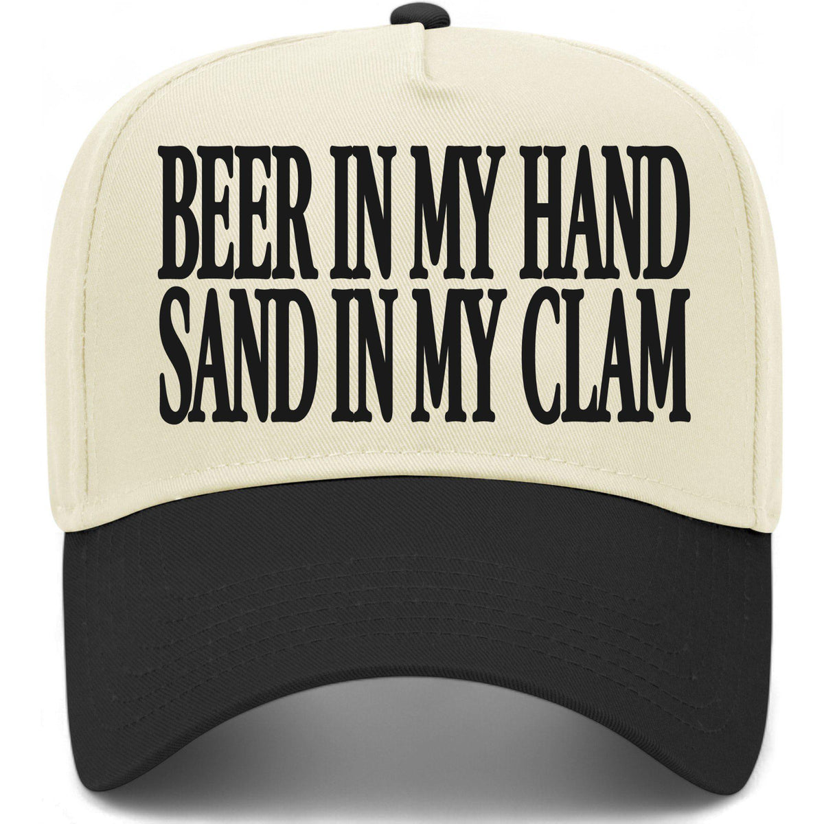 Beer In My Hand Sand In My Clam Hat